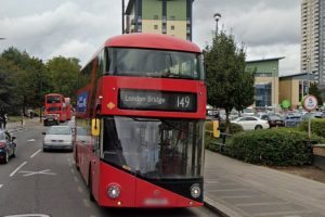 The 149 bus in Edmonton Green (credit Google)