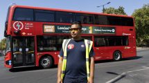 Bus driver Mushin 'Moe' Manir (credit Facundo Arrizabalaga via MyLondon)