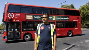 Bus driver Mushin 'Moe' Manir (credit Facundo Arrizabalaga via MyLondon)