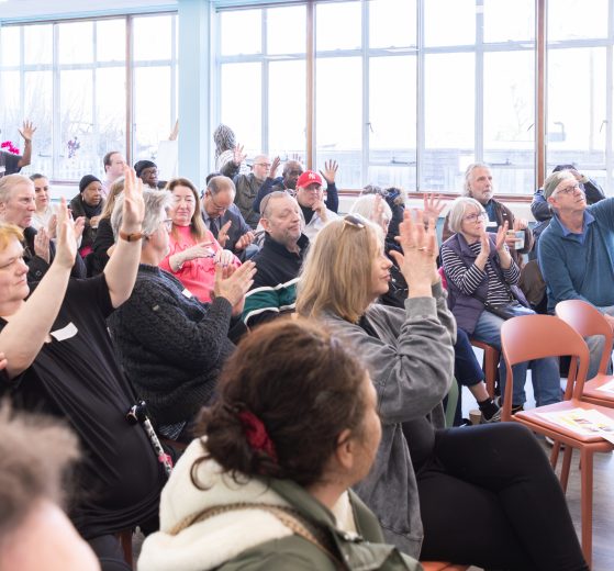 A coffee morning hosted by Empowering Disability in Enfield heard from local people who have suffered from digital exclusion in accessing healthcare (credit Kai Images)