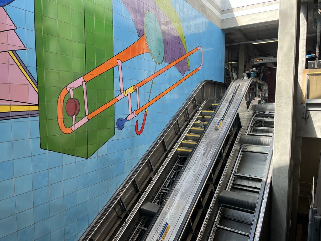 Escalators closed for repair at Woolwich Arsenal Station (credit Kumail Jaffer-LDRS)