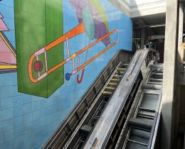 Escalators closed for repair at Woolwich Arsenal Station (credit Kumail Jaffer-LDRS)