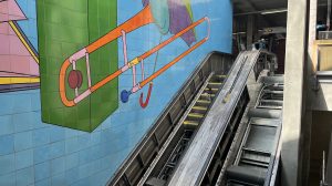 Escalators closed for repair at Woolwich Arsenal Station (credit Kumail Jaffer-LDRS)