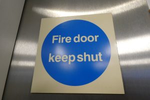 A fire door