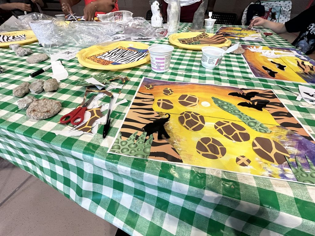 Papertunity's workshop at the Dugdale this week