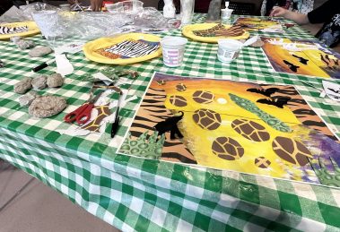 Papertunity's workshop at the Dugdale this week