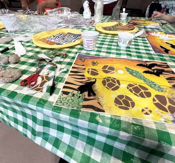 Papertunity's workshop at the Dugdale this week