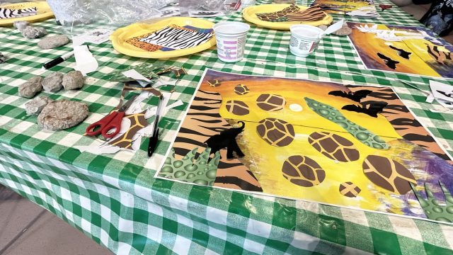 Papertunity's workshop at the Dugdale this week