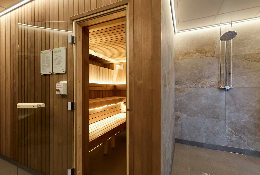 The new sauna at Southgate Leisure Centre (credit GLL)