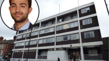 Southgate Police Station and (inset) Conservative ward councillor Stephanos Ioannou