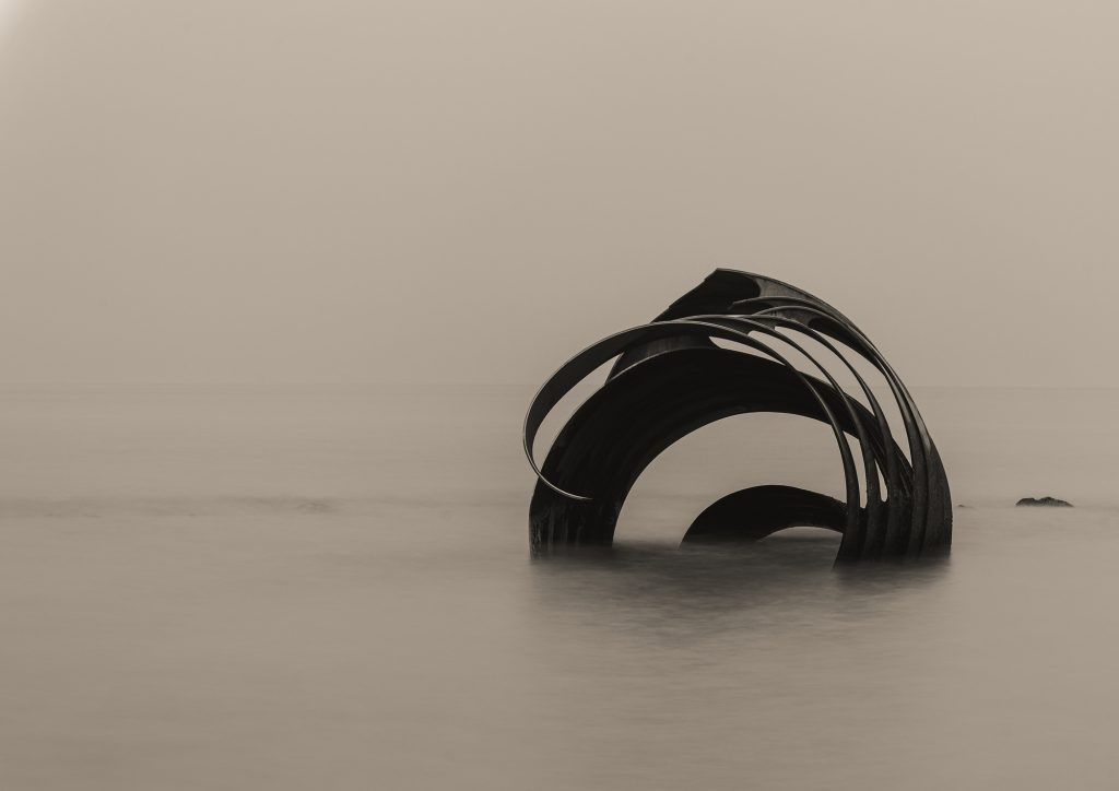 Enfield Camera Club member Pat Gowdie’s picture titled ‘St Mary's Shell’, taken this spring at Cleveleys Beach, Lancashire