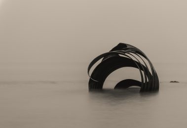 Enfield Camera Club member Pat Gowdie’s picture titled ‘St Mary's Shell’, taken this spring at Cleveleys Beach, Lancashire