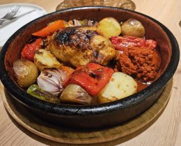 Stuffed chicken tandir