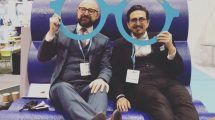 Garry Kousoulou (right) campaigns for greater awareness on colour blindness