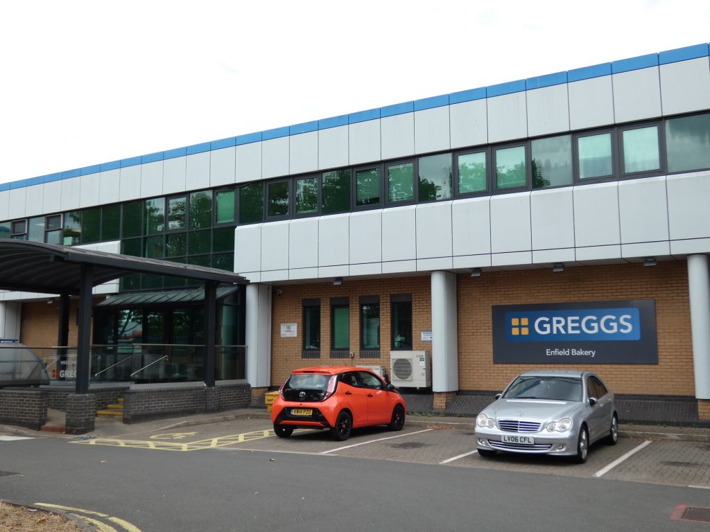 Greggs' Enfield Bakery site in Millmarsh Lane, Brimsdown