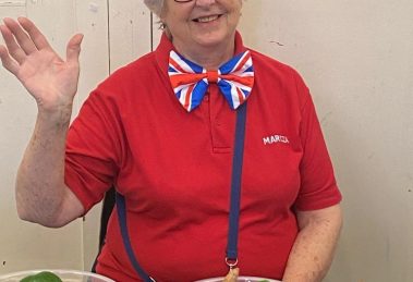 Ordnance Pantry volunteer Maria