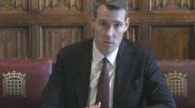 Matthew Pennycook speaking to a House of Lords committee