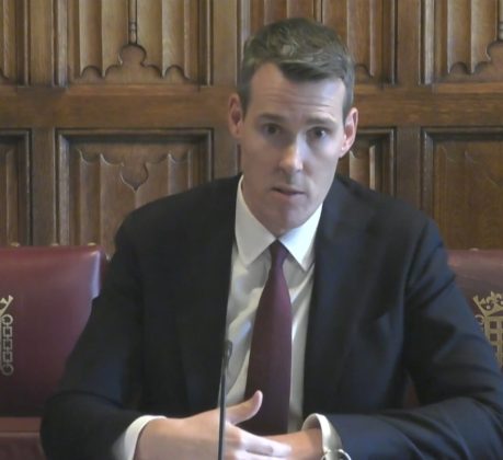 Matthew Pennycook speaking to a House of Lords committee