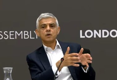 Sadiq Khan at last week's Mayor's Question Time