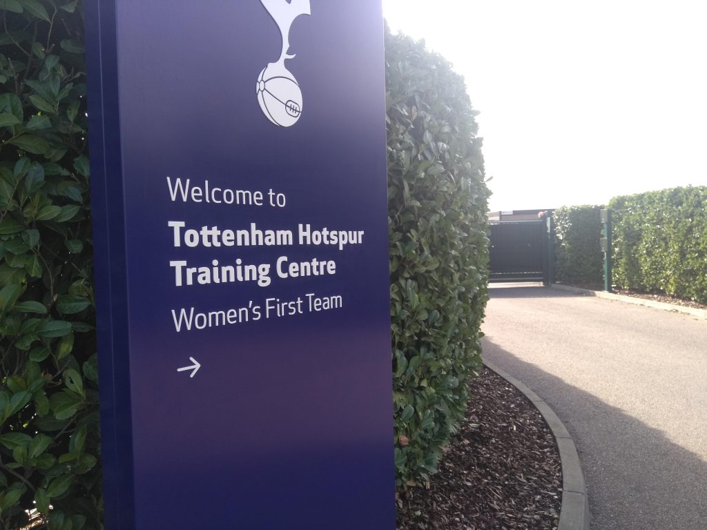 Tottenham Hotspur's women's team currently train within the club's main complex in Bulls Cross