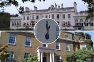 Whitewebbs House (top) and Myddelton House (bottom) are both sought by Spurs (centre)