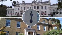Whitewebbs House (top) and Myddelton House (bottom) are both sought by Spurs (centre)