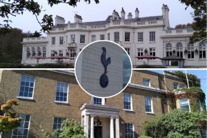 Whitewebbs House (top) and Myddelton House (bottom) are both sought by Spurs (centre)