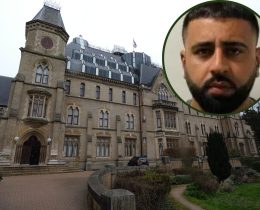 Wood Green Crown Court and (inset) Zafer Dogan