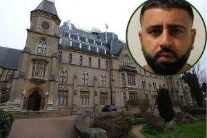 Wood Green Crown Court and (inset) Zafer Dogan
