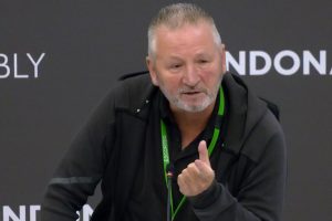 Charles Harris speaking at the London Assembly