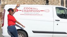 The Cooking Champions van before it was stolen