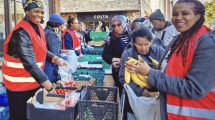 Volunteers with Feed My Sheep Outreach UK in Fore Street, Angel Edmonton
