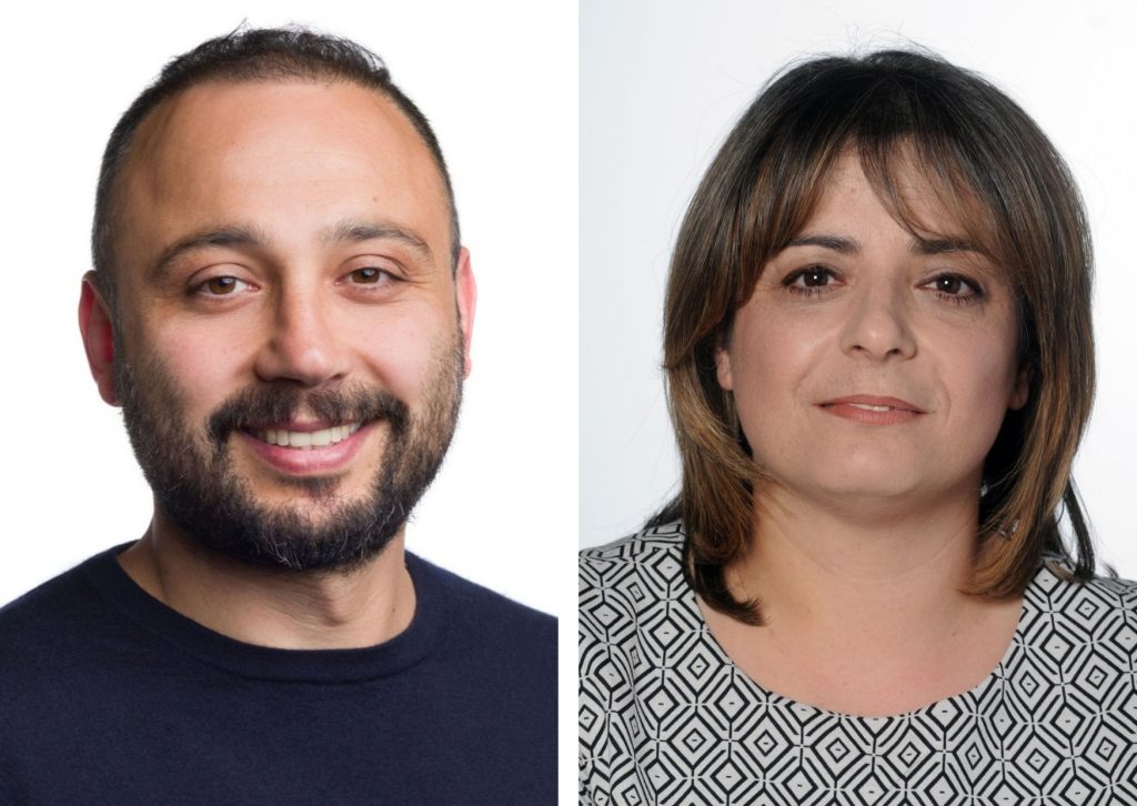 Green councillor Aziz Yildiz (left) and Labour councillor Alev Cazimoglu (right)