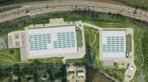 The plans for a data centre at the Junction 24 site, split between Enfield and Hertsmere boroughs (credit Orbital)