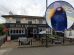 The Sun & Woolpack Pub and (inset) the shooting suspect