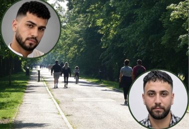 The event in Trent Park is raising money to support Alireza Raisi (inset left) and Alireza Sepahi (inset right)