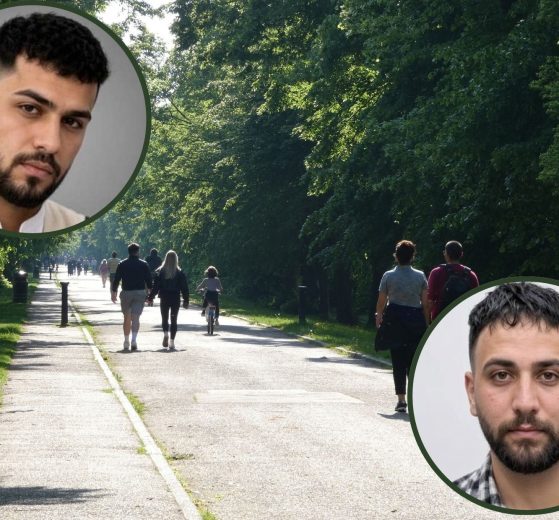 The event in Trent Park is raising money to support Alireza Raisi (inset left) and Alireza Sepahi (inset right)