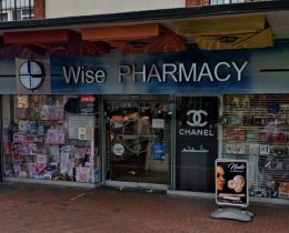 Wise Pharmacy in Fore Street, Angel Edmonton (credit Google)