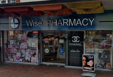 Wise Pharmacy in Fore Street, Angel Edmonton (credit Google)