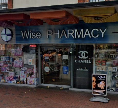 Wise Pharmacy in Fore Street, Angel Edmonton (credit Google)