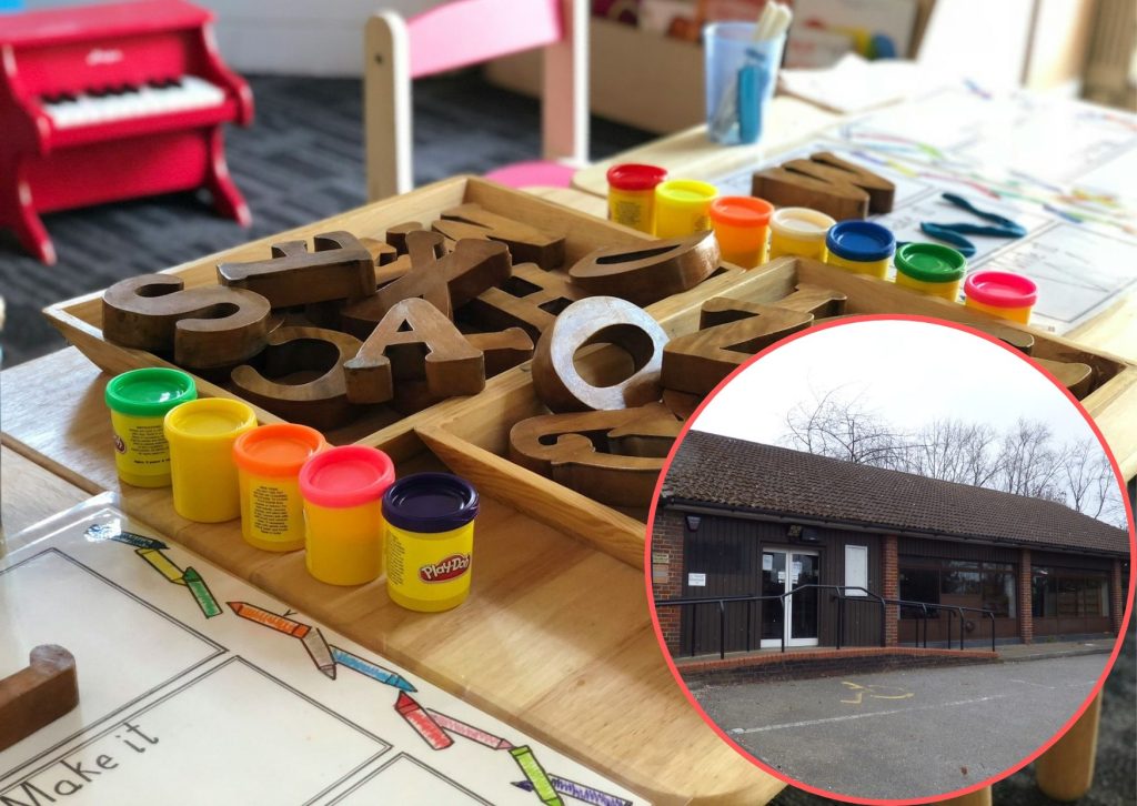 Winchmore Hill Library (inset) is set to be converted into a nursery (credit Gautam Arora via Unsplash)