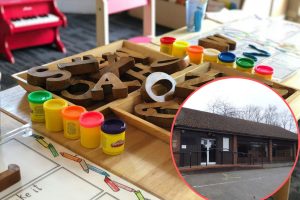 Winchmore Hill Library (inset) is set to be converted into a nursery (credit Gautam Arora via Unsplash)